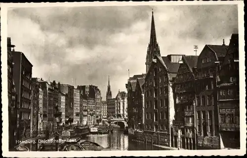 Ak Hamburg Mitte Altstadt, Deichstabenfleet