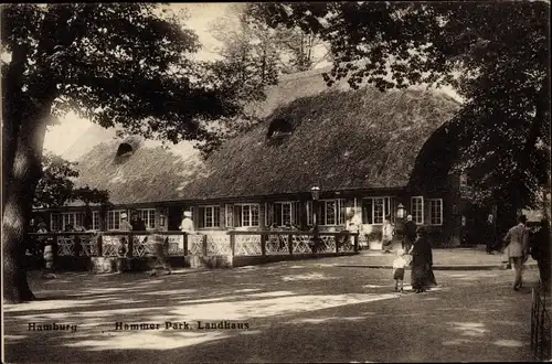 Ak Hamburg Hamm, Hammer Park, Landhaus