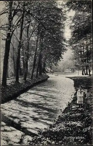 Ak Uetersen in Holstein, Burggraben