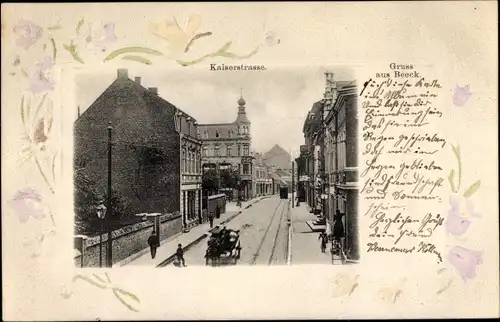 Passepartout Ak Beeck Duisburg im Ruhrgebiet, Kaiserstraße