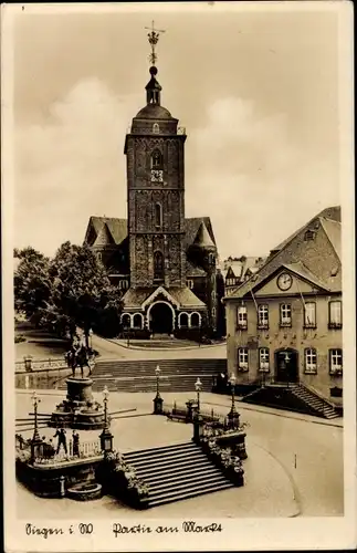 Ak Siegen in Westfalen, Marktplatz