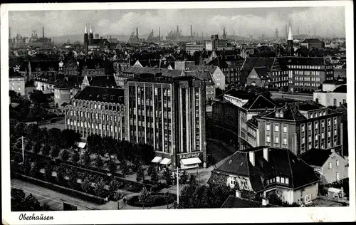 Ak Oberhausen im Ruhrgebiet, Teilansicht