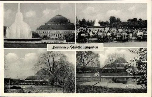 Ak Hannover in Niedersachsen, Stadthallengarten