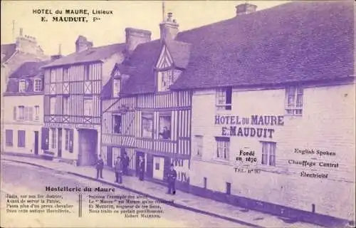 Ak Lisieux Calvados, Hotel du Maure