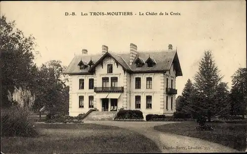 Ak Les Trois Moutiers Vienne, Le Chalet de la Croix