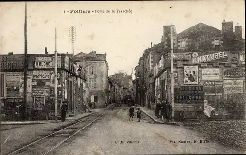 Ak Poitiers Vienne, Porte de la Tranchee