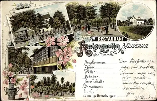 Litho Meiderich Duisburg im Ruhrgebiet, Restaurant Kaisergrün