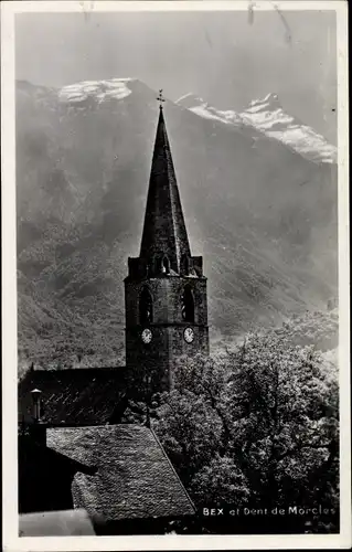 Ak Bex Kanton Waadt, Eglise, Dent de Morcles