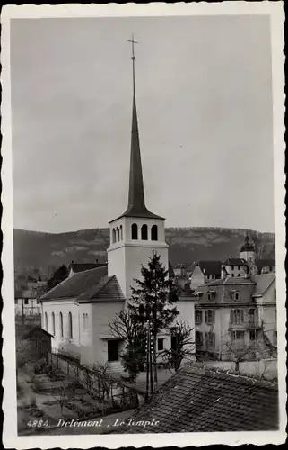 Ak Delsberg Delémont Kanton Jura, Le Temple