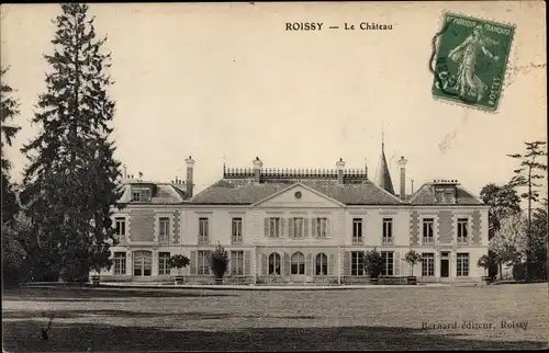 Ak Roissy en Brie Seine et Marne, Le Chateau