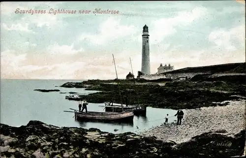 Ak Montrose Schottland, Scurdie Ness Lighthouse, Scurdyness