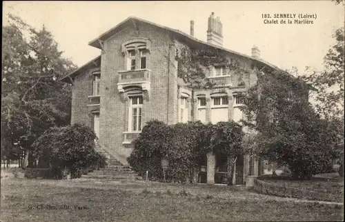 Ak Sennely Loiret, Chalet de la Marliere