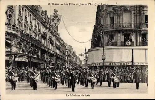 Ak Orléans Loiret, Fetes de Jeanne d'Arc, la Musique de l'Air