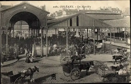 Ak Orléans Loiret, Les Marches