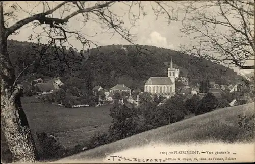 Ak Florimont Territoire de Belfort, Vue generale