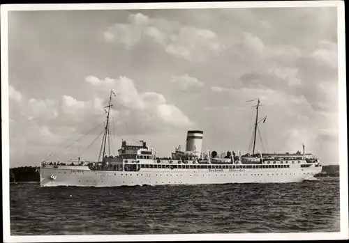 Ak Turbinenschnelldampfer Kaiser, HAPAG Seebäderdienst