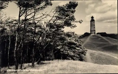 Ak Insel Hiddensee in der Ostsee, Blick zum Leuchtturm