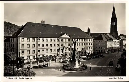 Ak Freiburg im Breisgau, Karls Kaserne