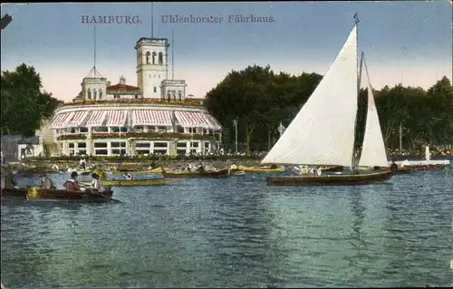 Ak Hamburg Nord Uhlenhorst, Uhlenhorster Fährhaus