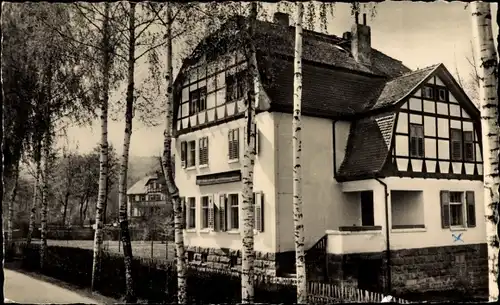 Ak Breitenbach Wetterzeube Sachsen Anhalt, Genesungsheim Otto Diehr, Fachwerkhaus