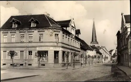 Ak Sandersleben in Anhalt, Friedensstraße