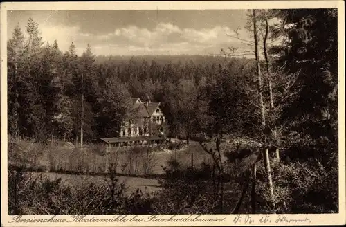 Ak Reinhardsbrunn Friedrichroda im Thüringer Wald, Pensionshaus Klostermühle