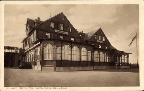 Ak Brotterode Trusetal in Thüringen, Großer Inselsberg, Hotel Gotha