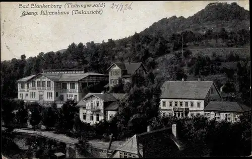 Ak Bad Blankenburg in Thüringen, Ev. Allianzhaus