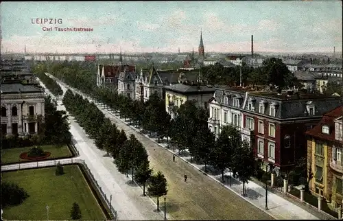 Ak Leipzig in Sachsen, Carl Tauchnitz Straße