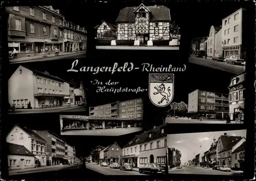 Ak Langenfeld im Rheinland, Hauptstraße