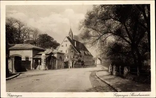 Ak Göppingen in Württemberg, Göppinger Sauerbrunnen