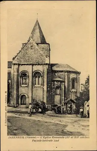 Ak Jazeneuil Vienne, L'Eglise Romande