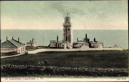 Ak Isle of Wight England, St. Catherine's Lighthouse