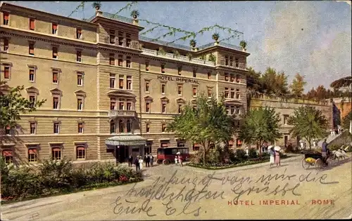 Ak Roma Rom Lazio, Hotel Imperial