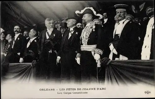 Ak Orléans Loiret, Les Fetes de Jeanne d'Arc, les Corps Constitues