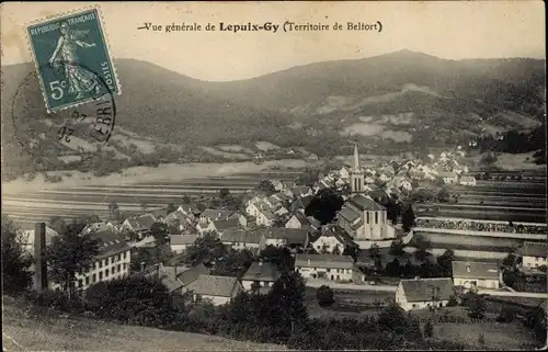 Ak Lepuix Gy Territoire de Belfort, Vue générale