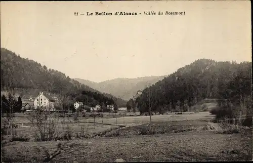 Ak Ballon d'Alsace Vosges, Vallee du Rosemont