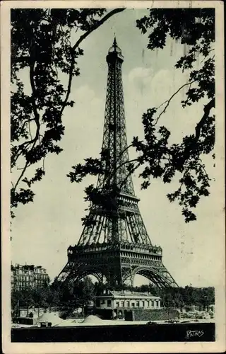 Ak Paris VII, La Tour Eiffel, Eiffelturm