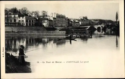 Ak Joinville Val de Marne?, Le Tour de Marne, Le quai