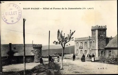 Ak Ballon d'Alsace Vosges, Hotel et Ferme de la Jumenterie