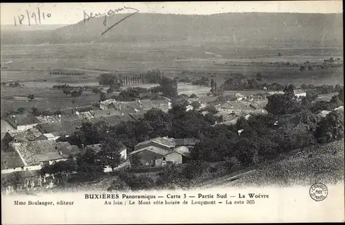 Ak Buxières Meuse, Vue Panoramique, La Woevre