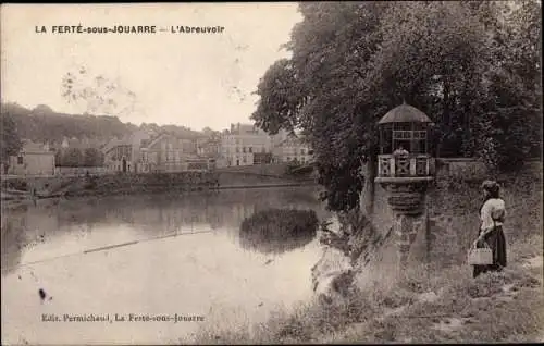 Ak La Ferté sous Jouarre Seine et Marne, L'Abreuvoir