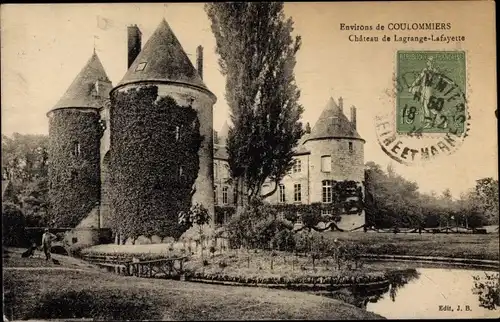 Ak Coulommiers Seine et Marne, Chateau de Lagrange Lafayette