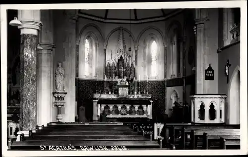 Ak Dawlish Devon England, St. Agatha's Church, interior