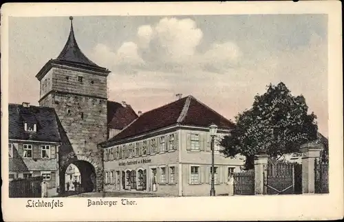 Ak Lichtenfels in Hessen, Bamberger Tor