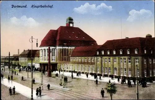 Ak Dortmund im Ruhrgebiet, Hauptbahnhof, Restaurant v. A. Ulmer