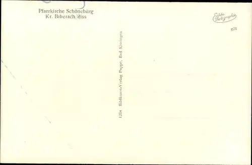 Ak Schönebürg Schwendi in Oberschwaben, Pfarrkirche,  Altar