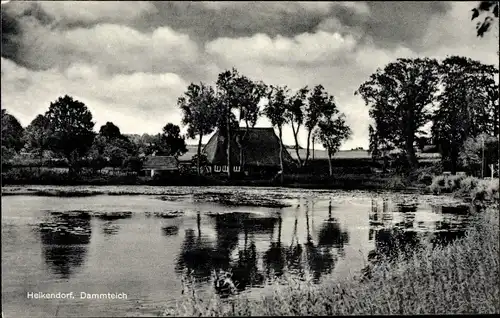 Ak Heikendorf an der Kieler Förde, Dammteich