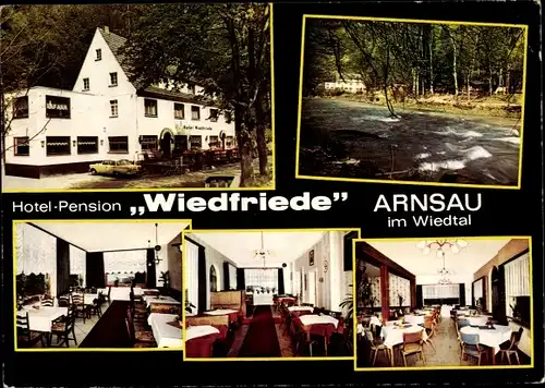 Ak Arnsau Dattenberg in Rheinland Pfalz, Gasthof Wiedfriede