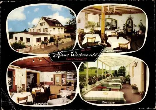 Ak Breitscheid im Westerwald, Hotel Haus Westerwald